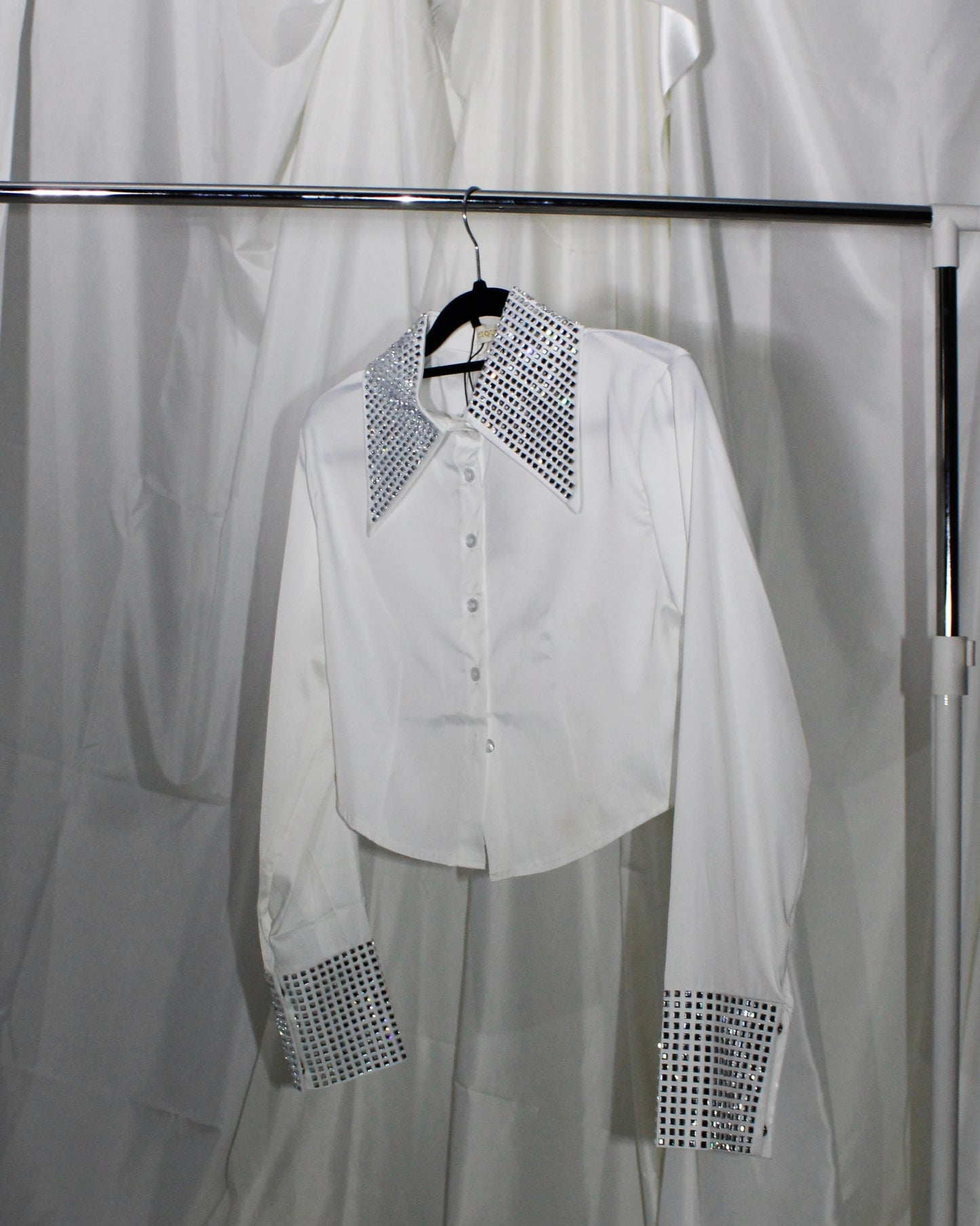 Camicia crop Diamond