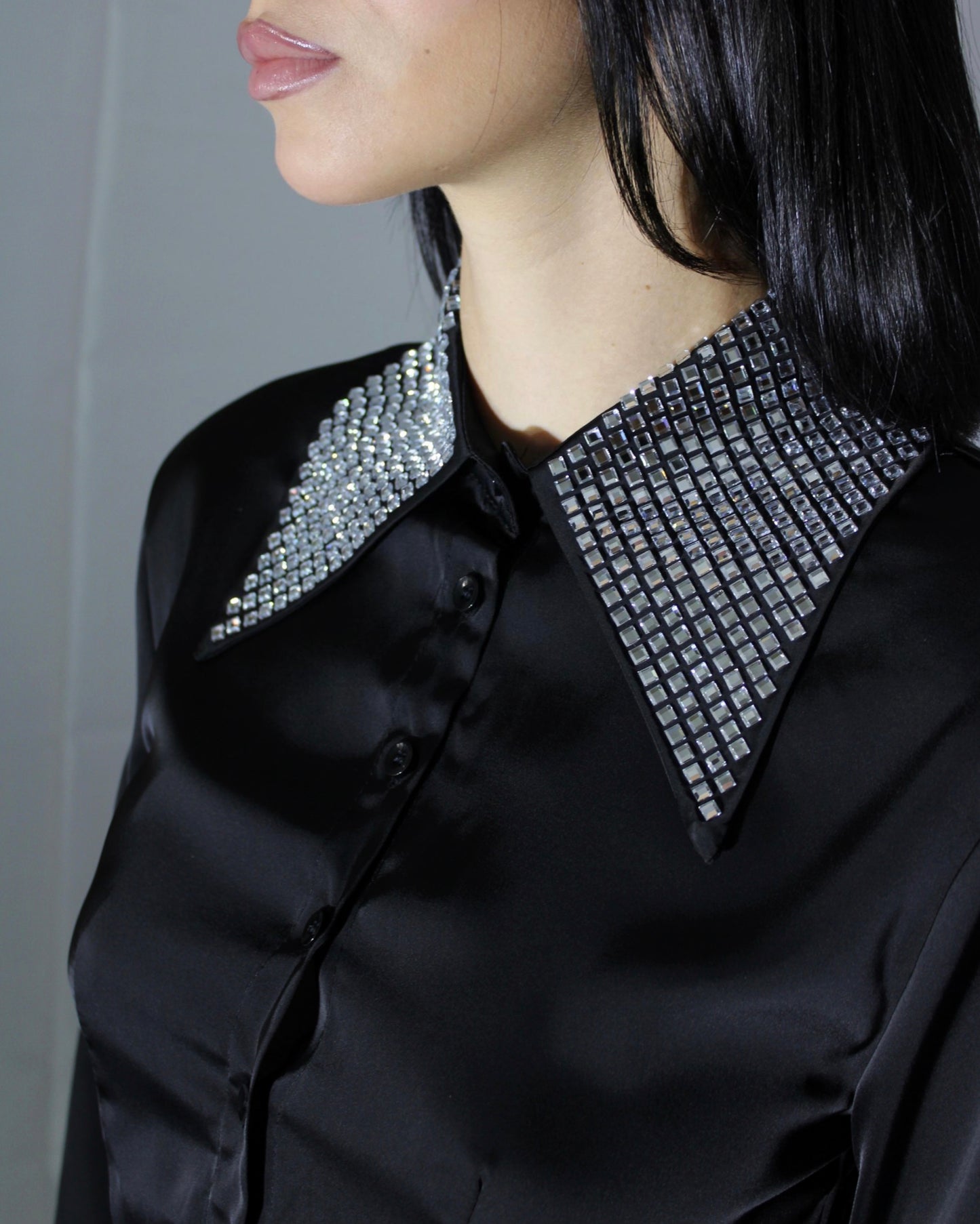 Camicia crop Diamond